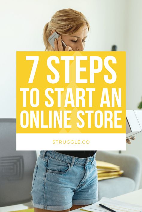 How To Start An Online Business Step By Step, Online Store Ideas, Create Logo, Start A Business From Home, Start Online Business, Online Business Opportunities, Creating A Business Plan, Business Checklist, Online Shops