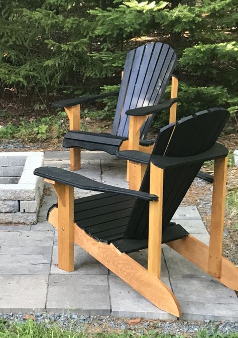 Muskoka Chairs, Muskoka Chair, Creative Wall Decor, Adirondack Chairs, Creative Wall, Cool Chairs, Outdoor Ideas, Colorful Pillows, Pallet Projects