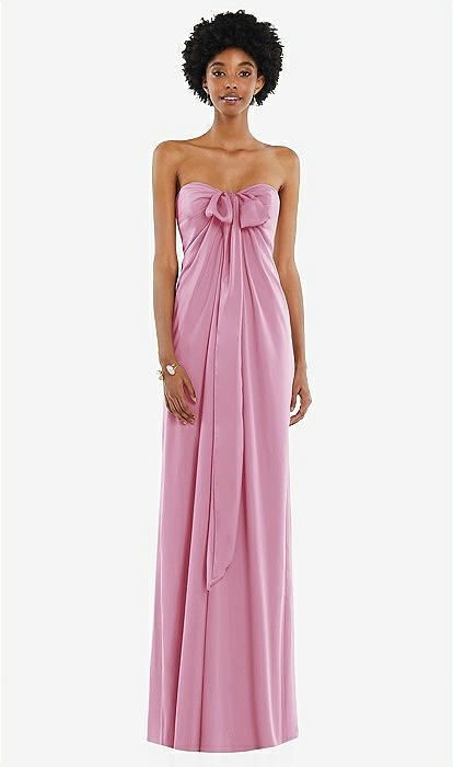 Draped Satin Grecian Column Bridesmaid Dress With Convertible Straps In Powder Pink | The Dessy Group Island Bridesmaid Dresses, Assorted Bridesmaid Dresses, Maternity Guest Wedding Dress, Prom Inspo Dress, Sorority Formal Dress Long, Pink Floral Bridesmaid Dresses, Pink Satin Bridesmaid Dresses, Halter Top Bridesmaid Dress, Christmas Formal Dress