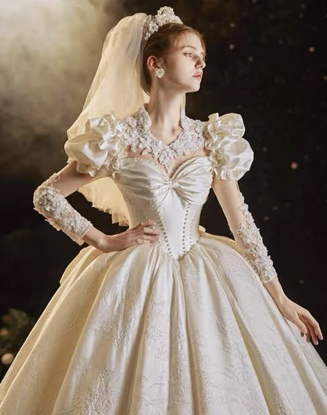 Filipiniana Wedding Dress, Victorian Style Wedding Dress, Wedding Ballgown, Fairytale Wedding Gown, Medieval Wedding Dress, Fairy Gown, Extravagant Wedding Dresses, Bow Wedding Dress, Royal Wedding Dress