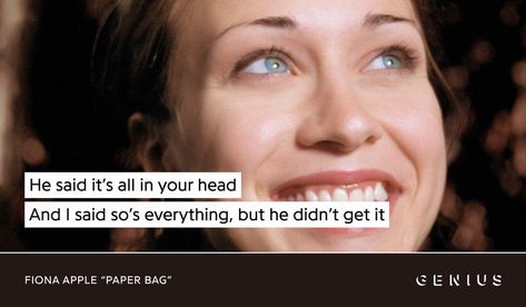 Paper Bag Fiona Apple Aesthetic, Paper Bag Fiona Apple, Fiona Apple Quotes, Fiona Apple Quotes Lyrics, Apple Paper Bag, Fiona Apple Songs, Fast As You Can Fiona Apple, Fiona Apple Lyrics, Fiona Apple I Want You To Love Me