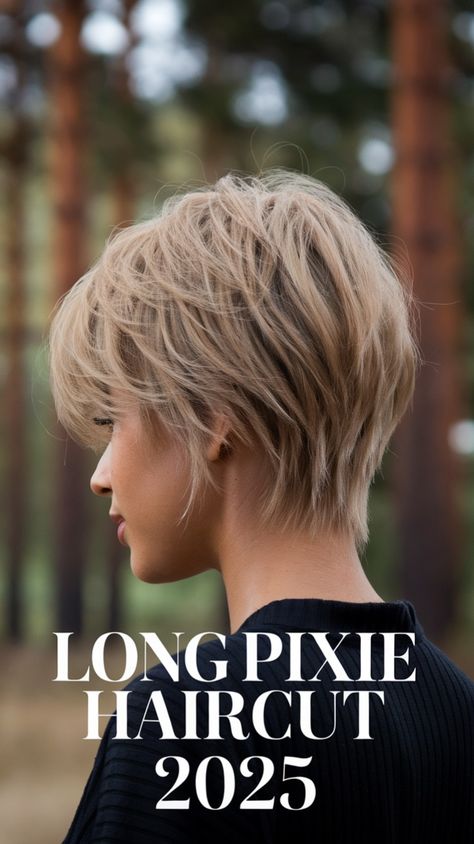 A long pixie haircut is a great choice for round faces because it adds height and structure. Try a long pixie haircut with bangs for extra movement or opt for a layered, side part style to frame your face. Whether you have fine hair, thick hair, or love wavy hair, this cut is perfect. See the best styles for blonde, brunette, and black women, and find out how to style your curly or straight hair effortlessly Blond Long Pixie Haircut, Long Pixie Haircut With Bangs, Layered Side Part, Long Pixie Haircut, Pixie Haircut With Bangs, Sleek Straight Hair, Brunette Pixie, Pixie Haircut Styles, Pixie Haircut Ideas