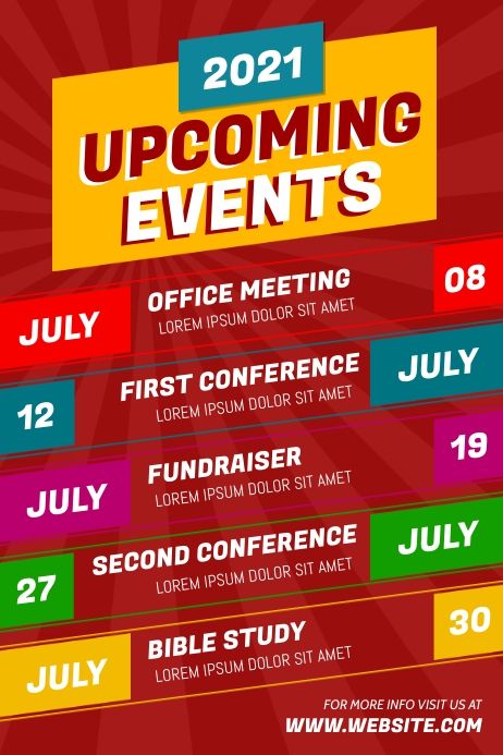 Formal Pubmat Ideas, Program Flow Pubmat, School Graphic Design Poster, Intrams Poster, Event Schedule Design Layout, Upcoming Events Poster, Event Posters Graphic Design, Flyer Design Layout Templates, Calendar Pubmat