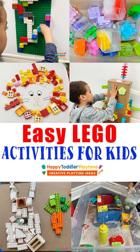 Lego Kindergarten Activities, Lego Activities For Preschoolers, Lego Games For Kids Activities, Lego Group Activities, Lego Activities For Kindergarten, Preschool Lego Activities, Lego Activities Preschool, Diy Lego Decor, Lego Crafts For Kids