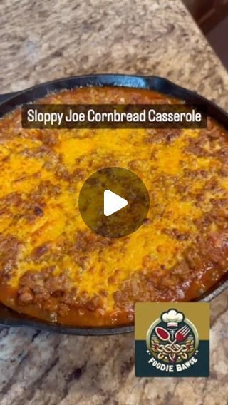 FoodieBawse on Instagram: "Sloppy Joe Cornbread Casserole Yummy!!!
See recipe @dinnerin321 

#sloppyjoes #cornbread #casserole #casserolerecipe #beefrecipes #foodinstagram #foodie #foodinspiration #foodinspo  #recipeoftheday #recipeshare #deliciousdinner #deliciousfood #foodie #southernfood #southerncooking #foodiegram #foodies  #homemadecooking #cookingathome #homemadedinner #atlanta #homemadefood #cookwithme #cookinginspiration #dinnertonight  #easymeals #atlanta #sundaydinner" Sloppy Joe Cornbread Casserole, Sloppy Joe Cornbread, Cornbread Topping, Cheesy Cornbread, Zucchini Oatmeal, Sloppy Joe Casserole, Food Casseroles, Salads Dressing, Jiffy Cornbread