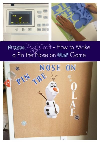 Frozen Party Craft - How to Make a Pin the Nose on Olaf Game | Creative Child Olaf Printable, Pin The Nose On Olaf, Olaf Games, Printable Signs Free, Frozen Party, The Nose, Printable Signs, Creative Kids, Olaf