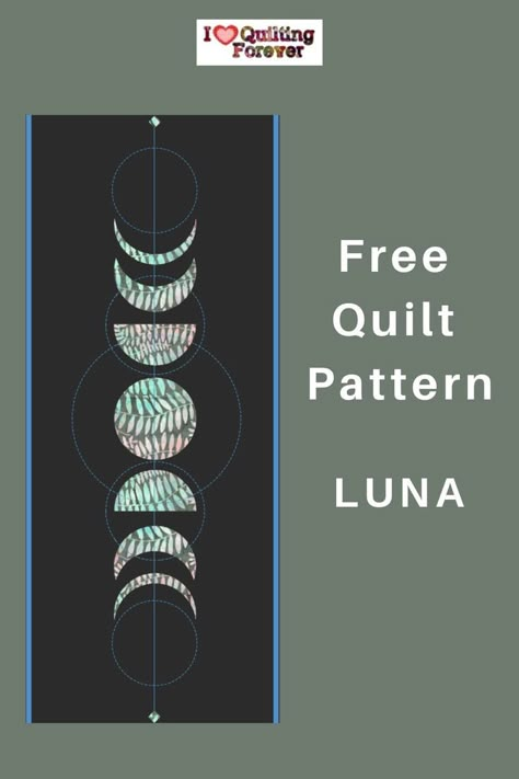 Free Quilt Pattern Luna Celestial Quilt, Bat Quilt Block, Bat Quilt, Contemporary Quilt Patterns, Free Quilt Patterns For Beginners, Kid Quilts Patterns, Quilt Patterns For Beginners, Small Quilt Projects, Moon Quilt