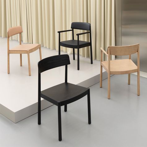 Timb chair by Simon Legald – Norrmann Copenhagen - ScandinavianDesign.com Humble Design, Minimalist Chair, Studio Chairs, Dream Furniture, Lounge Armchair, Normann Copenhagen, Chair Upholstery, Beautiful Chair, Wooden Chair