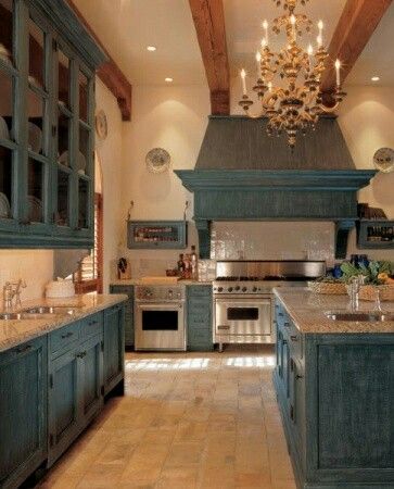 This might be our dream kitchen with those teal cabinets!  All it needs is the teal bag of Wise's All Natural Potato Chips and it would be perfection! Island Kitchens, Kitchens Ideas, Decorating Kitchen, Organization Kitchen, Backsplash Kitchen, Inspiration Kitchen, Cabinet Kitchen, Remodeling Kitchen, Kitchen Ceiling