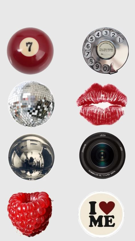 Kiss Camera, Instagram Highlight Covers Icons, Ig Icons Highlights Aesthetic, Insta Highlight Covers, Circle Collage, Templates Aesthetic, Ig Highlight, Scrapbook Printing, Insta Highlights