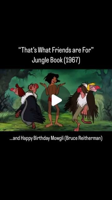 Brian Crawford on Instagram: "It’s #shermansunday and also Happy 69th birthday to the voice of Mowgli, Bruce Reitherman, son of Disney animator, director, producer and one of Walt’s Nine Old Men, Wolfgang “Woolie” Reitherman! Little Bruce also voiced Christopher Robin in Disney’s animated Pooh stories! 

The Sherman Brothers song “That’s What Friends are For” was originally animated and written for the Beatles, but good ole John Lennon vetoed the famous rock group’s participation. Animators kept the British punk rock style of the vultures, but replaced the Beatles with singers J. Pat O’Malley, Chad Stuart, Lord Tim Hudson and Digby Wolfe. Of course Bruce Reitherman had a small part and who can ever forget Shere Khan’s famous ending (sung by The Mellomen member Bill Lee, although George San Brothers Song, Happy 69th Birthday, 69th Birthday, Shere Khan, Punk Rock Style, British Punk, Christopher Robin, Rock Groups, Punk Rock Fashion