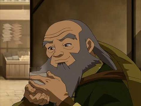 Iroh drinking tea Uncle Iroh Tea, Iroh Avatar, Uncle Iroh, Most Inspiring Quotes, Fire Warrior, Avatar: The Last Airbender, Character Board, Air Bender, Fire Nation