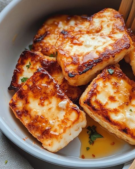 Crispy Air-Fried Halloumi with Honey Drizzle Air Fryer Halloumi, Honey Drizzle, Fried Halloumi, Fryer Recipes, Air Fryer Recipes, Air Fryer, Read More, Honey