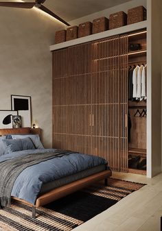 Japandi Bedroom, Japanese Bedroom, Makeover Bedroom, Japandi Interior, Hotel Room Design, Wardrobe Design Bedroom, غرفة ملابس, Makeover Ideas, Ideas Aesthetic