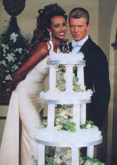 Why are some folks angry that David Bowie left half of his $100 estate to his wife? This weekend it was revealed that the $100 million estate of late-musician David Bowie would go to his wife of 27 years, Iman, children Duncan and Alexandria, and a few friends of kin. The agreement in his 20-page Iman Bowie, Angela Bowie, Wedding Dress Halter Neck, Iman And David Bowie, Duncan Jones, Happy 20th Anniversary, Munaluchi Bride, Lucille Ball, Famous Couples