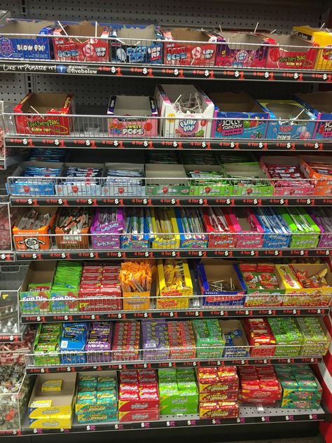 Five Below store - Nostalgia, Candy Five Below Candy, Seven Eleven Aesthetic Store, Five Below Aesthetic, 5 Below Christmas, Five And Below, Irish Candy, Aesthetic Supermarket, Gas Station Food, American Drinks