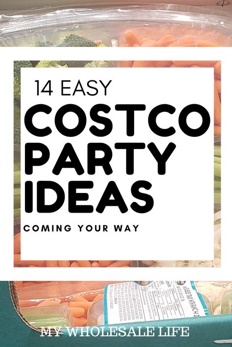 Decide what you are serving for the main dish. Want to keep things cost effective? We typically serve up ham on rolls, sloppy joes or shredded chicken sandwiches.  Check out all our tips to host a party for cheap at Costco. How To Keep Salads Cold At A Party, What To Serve With Sandwiches At A Party, How To Serve Chips At A Party, Store Bought Party Snacks, Costco Birthday Party Food, Keep Food Cold Outside Party, Party Food Costco, Food For 100 People Party, Costco Dessert Table Party Ideas