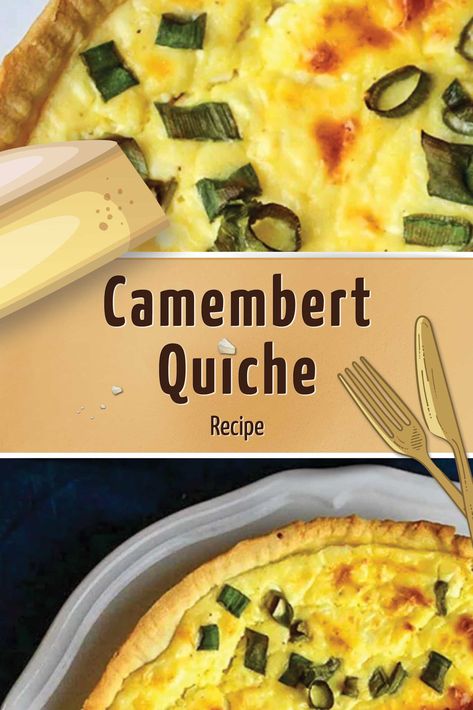 Recipes With Camembert Cheese, Camembert Cheese Recipes, Swiss Cheese Quiche, Camembert Recipe, Camembert Recipes, Cheese Quiche Recipe, Low Carb Quiche, French Tart, Cheese Quiche