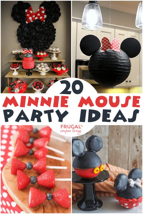 A cute Minnie Mouse birthday party doesn't have to cost a lot. Here are some ways to save money while planning a memorable and fun party. From Minnie Mouse party décor, birthday cakes and DIY Minnie Mouse party ideas. Grab your two-ddles birthday girl and come inside; it's fun inside! Add a cute mickey mouse with a boy! Mickey And Minnie Party Ideas, Mickey Minnie Mouse Birthday Theme, Twodles Birthday Food, Minnie Mouse Dessert Ideas, Minnie Party Food, Red Minnie Mouse Party Ideas, Minnie Mouse Birthday Party Food Ideas, Diy Minnie Mouse Decorations, Diy Minnie Mouse Party