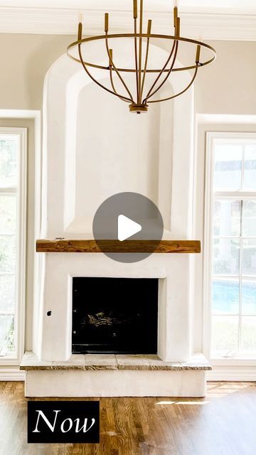 White Clover Design on Instagram: "Fireplace Reveals! 
While we’re not completely done I had to share some of these beautiful plaster fireplace transformations. 

I do love finding unique  reclaimed wood beams and creating stunning mantles with them. The mix of old & new. 

One of the reasons I teamed up with Matteo Pacheco was his ability to make a fireplace a true piece of art. 💚 I simply gave him my design ideas and he and his team gave these new life. I miss Matt every day…but so thankful we have pieces he created all over the North Valley and New Mexico. He was a legend. 

#Beauty&theBeast
#DemoDay
#newmexicodesigner
#interiordesigner
#interiordesign
#renovate
#reno
#remodel
#housebeautiful
#staging
#InspoToYourHome
#Interior_and_Living
#FindItStyleIt
#MakeTimeForDesign
#HowYouHome
# Make A Fireplace, Plaster Fireplace, Reclaimed Wood Beams, White Clover, Clover Design, Wood Beams, So Thankful, My Design, Do Love