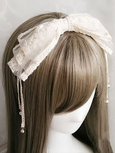 One Piece Jumper, Hair Clasp, Lace Headband, Headband Bow, Bow Hair Accessories, Lace Headbands, Sweet Lolita, Accessories Handmade, Lolita Dress