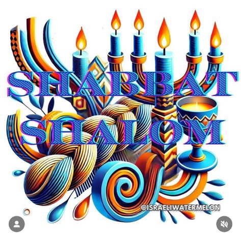 Shabat Shalom Image, Bon Sabbat, Jewish Shabbat, Happy Sabbath Quotes, Sabbath Quotes, Shabbat Shalom Images, Jewish Celebrations, Jewish Symbols, Happy Sabbath