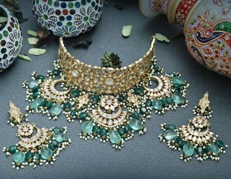 VeroniQ Trends(+91-9549901009) is a Leading manufacturer of Kundan,Polki Jewelry& Garments in India. We make any jewelry on order. Almost all designs on our page can be made anytime on order. To order click on the link www.veroniqtrends.com or message. For international buyers or drop a message (What’s App) (+91-9549901009)(India)or Drop a Mail at info@veroniqtrends.com (Indian jewellery, VeroniQ Trends, long necklace, choker necklace, silver jewellery, Indian fashion, bridal jewellery, h... Choker Necklace Silver, Indian Bridal Jewelry Sets, Silver Jewellery Indian, Jewellery Indian, Polki Jewellery, Bridal Jewellery Indian, Necklace Choker, Bridal Jewellery, Bridal Jewelry Sets