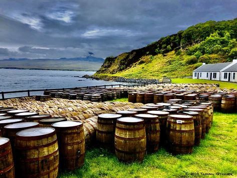 #whisky #islay #scotland #bunnahabhain #travel #travelphotography #adventure Whisky Distillery Scotland, Distillery Scotland, Scottish Scenery, Islay Scotland, Whisky Distillery, Angels Share, Whiskey Distillery, Bonnie Scotland, Whisky Barrel