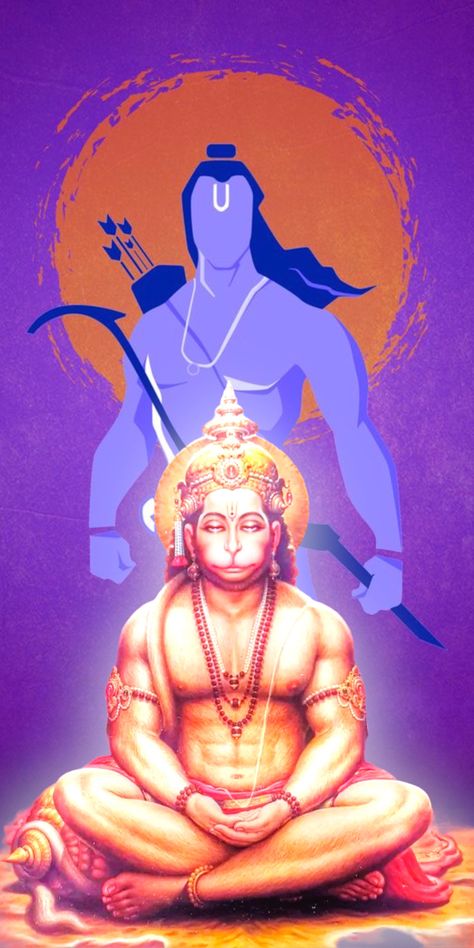 Horror Artwork Illustrations, 4k Wallpaper For Iphone, Ram Hanuman, Hanuman Ji Wallpapers, Sri Ram, Hanuman Hd Wallpaper, Ram Image, Shri Hanuman, Color Drawing Art