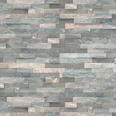 Sierra Blue Stacked Stone Backsplash, Rock Veneer, Stacked Stone Panels, Stone Tile Backsplash, Stone Veneer Panels, Sierra Blue, Stacked Stone Walls, Tahoe Cabin, Slate Wall Tiles