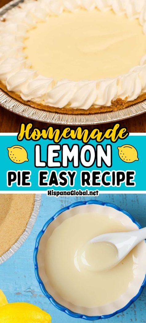 Eagle Brand Lemon Pie, Meyer Lemon Pie Recipe, Meyer Lemon Pie, Lemon Pie Recipe Condensed Milk, Lemon Custard Pie, Recipe With Condensed Milk, Easy Lemon Pie, No Bake Lemon Pie, Lemon Meringue Pie Easy