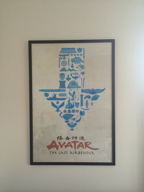 ATLA poster from Etsy https://www.etsy.com/au/listing/183756931/avatar-the-last-airbender-inspired via Reddit https://www.reddit.com/r/TheLastAirbender/comments/2g3xs9/it_finally_arrived/ Room Decor Atla, Atla Poster, Aang, Avatar The Last Airbender, The Last Airbender, Avatar, Nursery, Room Decor, Home Decor