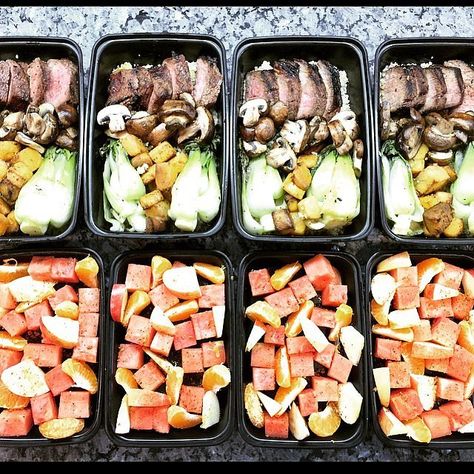 Steak and Veggies Premade Meals, Steak And Veggies, Steak Veggies, Myfitnesspal Recipes, Carb Cycling Diet, Lunch Planning, Freezer Food, Easy Steak Recipes, Popsugar Food