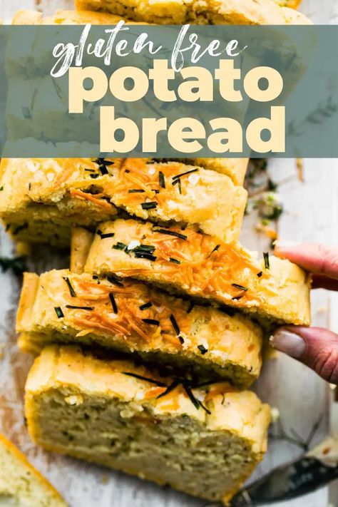 Grain Free Quick Bread, Gluten Free Potato Bread Recipe, Potato Bread Gluten Free, Homemade Potato Bread, Workout Recovery Food, Bread Craft, Gluten Free Potato Bread, Grain Free Bread Recipe, Potato Bread Recipe