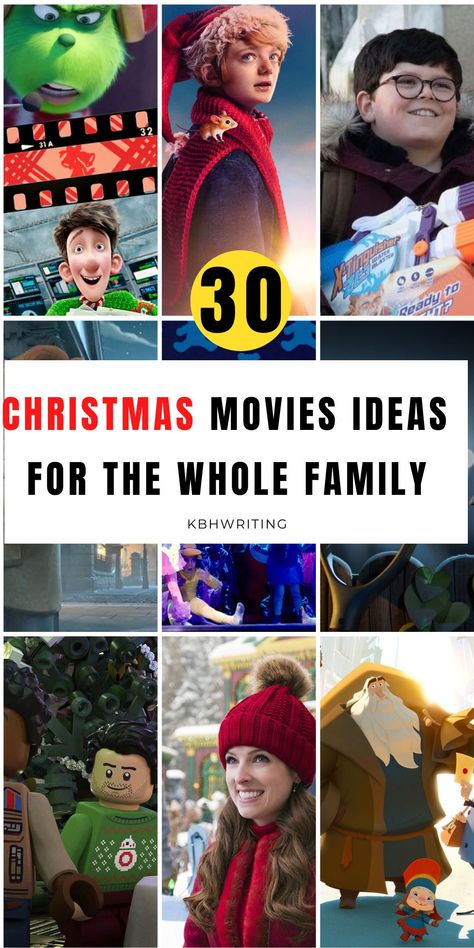 Holiday Movie Characters, Movie Character Dress Up, Best Family Christmas Movies, Christmas Movies For Kids, Movies Ideas, Best Hallmark Christmas Movies, Movie Character Ideas, Old Christmas Movies, Kids Christmas Movies