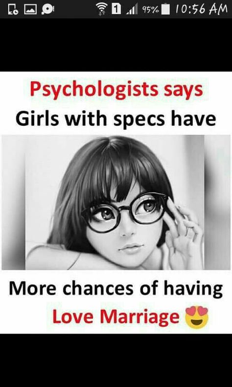 I wear specs🤓 Bestie Marriage, Girly Facts, Psychology Says, Psychology Fun Facts, Girly Attitude Quotes, Psychology Quotes, Funny Girl Quotes, Love Facts, Crazy Girl Quotes