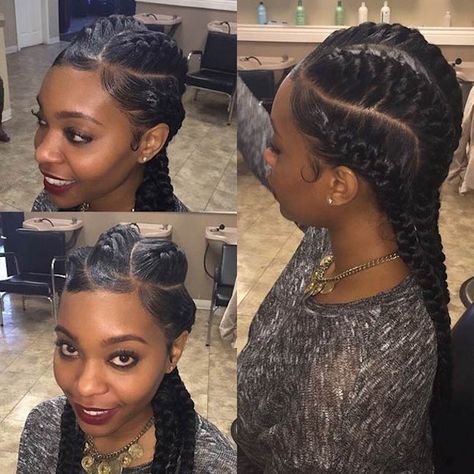 31 Extraordinary Braids Hairstyles Especially For Your Taste Style With Braids, Different Braid Hairstyles, Weaving Hairstyles, Braids Hairstyles For Black Women, Goddess Braid Styles, Hair Dressers, Afro Ponytail, Pony Tail Hair, Different Braids