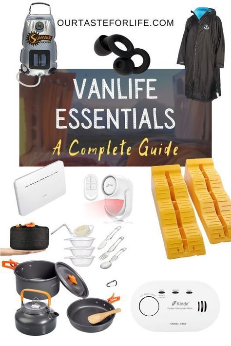 Looking for a list of must-have vanlife essentials? In this article, I share 40 vanlife necessities to help you prepare for life on the road. #vanlife #essentials #ontheroad #camping #items #checklist Vanlife Must Haves, Can Life Essentials, Van Life Essentials List, Vanlife Essentials, Van Life Essentials, Diy Projects For Couples, Life Essentials, Van Camper, Ultimate Bucket List