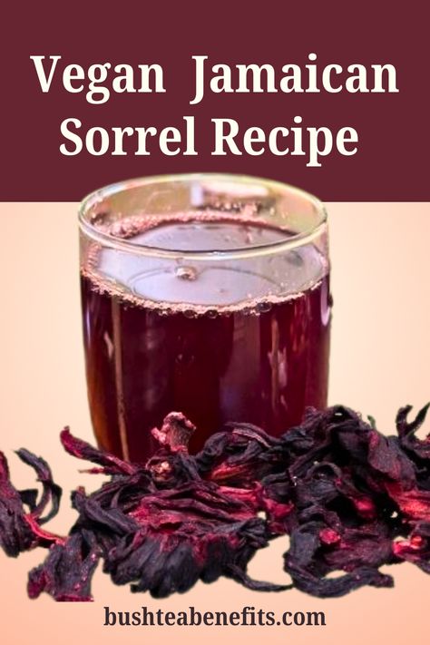 How to Make Jamaican Sorrel  The vibrant drink, brewed form hibiscus sabdariffa plant, is a tangy, refreshing crimson beverage deeply rooted in Jamaican and Caribbean traditions. Here's how to make it! 4 Cups of water 1 Cup of dried sorrel  2 Tablespoons of ginger (Powder or freshly grated)  Pour water into a medium saucepan Add Gringer and bring to a boil  Add Sorrel and cover Simmer for 5 more minutes Remove from heat and let sit for 10 to 15 minutes Strain, Sweeten and enjoy warm or over ice How To Make Sorrel Drink, Sorrel Recipe Jamaican, Jamaican Sorrel Drink Recipe, Sorrel Drink Recipe, Sorrel Recipe, Jamaican Sorrel, Sorrel Drink, Sorrel Plant, Bay Leaf Tea