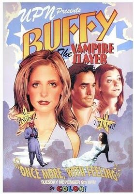 My very favorite episode of Buffy ever! Once More With Feeling, Michelle Trachtenberg, Alyson Hannigan, Joss Whedon, Horror Movie Posters, Sarah Michelle Gellar, Film Prints, Buffy The Vampire, Buffy The Vampire Slayer