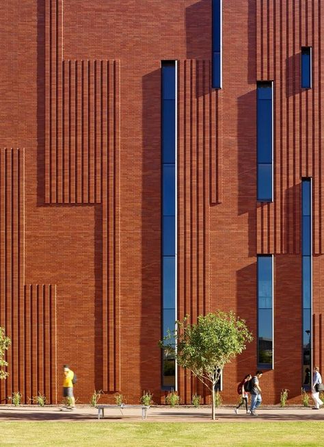 Facade Brick, Building Skin, Brick Projects, Brick Detail, Masonry Wall, Brick Architecture, Architecture Building Design, Architecture Awards, Brick Facade