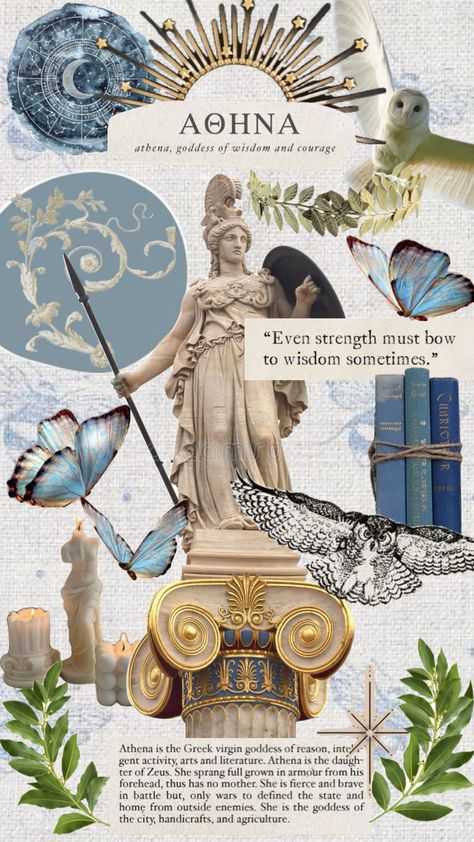 #athena #athenaaesthetic #goddessofwisdom #greekgoddess #greekgoddesses #olympians #sagearchetype Athena Aesthetic, Magazine Cover Layout, Athena Goddess Of Wisdom, Mythological Characters, Goddess Aesthetic, Victorian Aesthetic, Greek Mythology Art, Athena Goddess, Art And Literature