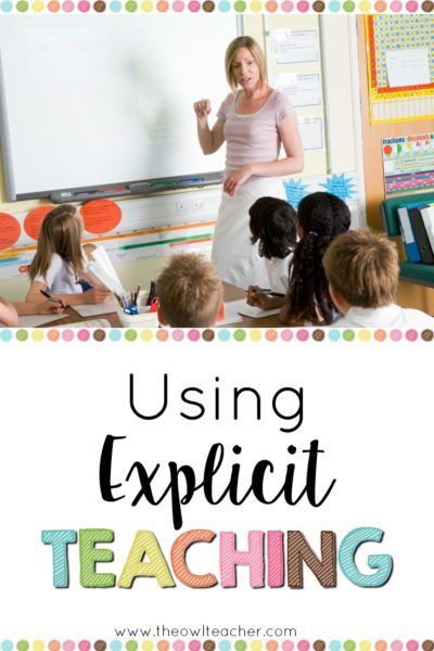 What is explicit teaching and how to do you use this teaching method in the classroom so that it is an effective method? Check out this blog post where I walk you through everything you need to know to help you make explicit teaching successful in your classroom! Owl Teacher, Effective Teaching Strategies, Classroom Management Tips, Upper Elementary Resources, Effective Teaching, Instructional Strategies, Teaching Practices, Teaching Methods, Teaching Strategies