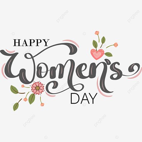 Happy Womens Day Text Decorated With And Flowers White Pattern Background, Mothers Day Text, Flower Text, Happy Womens, Happy Mothers Day Wishes, 8 Mars, Happy Woman Day, Hello March, Women Day