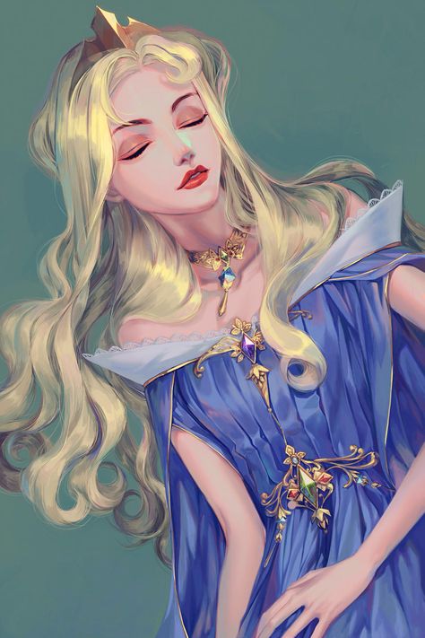 Aurora Art, Disney Princess Artwork, Disney Artwork, Disney Sleeping Beauty, Princess Aurora, Disney Princess Art, Princess Art, Disney Ladies, Disney Fan Art