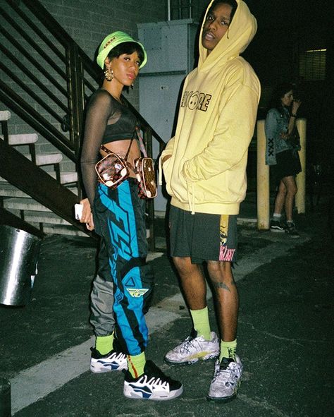 Super Cute Outfits, Outfit Ideaa, Pretty Flacko, Rave Culture, Womens High Waisted Shorts, Millenial Fashion, Bloomingdales Fashion, Asap Rocky, Seapunk Fashion