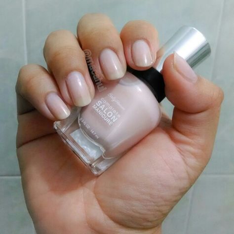 Nail Polish Sally Hansen Sweet Talker Nail Polish Sally Hansen, Sheer Nail Polish, Sheer Nails, Sweet Talker, Nails Elegant, When I Grow Up, Sally Hansen, Nail Polish Colors, Natural Nails