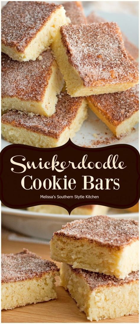 Snickerdoodle Cookie Bars, Snickerdoodle Cookies Easy, Snickerdoodle Bars, Snickerdoodle Cookie, Cake Easy, Fir Trees, Cookie Bar Recipes, Coconut Cake, Eat Dessert First