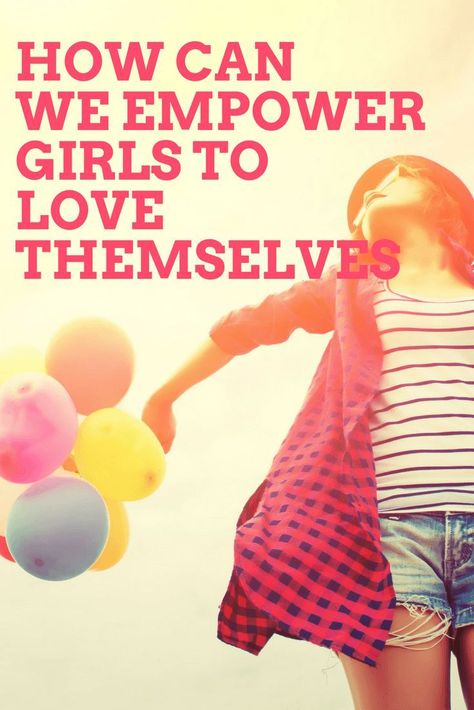 How can we empower girls to love themselves - getting to the bottom of self esteem issues in girls today on the UK parenting blog Motherhood: The Real Deal. Parenting Issues, Self Esteem Issues, Elementary Counseling, Empowering Girls, Raising Girls, Girl Empowerment, Parenting Help, Happy Parents, Mindfulness For Kids