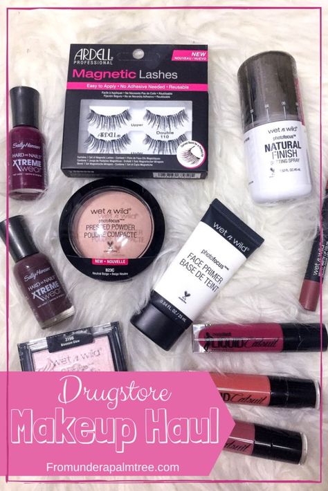 Drugstore Makeup Haul | Walgreens makeup haul | wet n' wild | liquid lipstick | Cruelty-free | magnetic eyelashes | beauty haul | sally hansen | Ardell | makeup brands | face and lips | Walgreens Eyelashes, Interesting Makeup, Walgreens Makeup, Walmart Beauty Products, Beauty Haul, Ethical Living, Best Drugstore Makeup, Alcohol Free Toner, Makeup Haul